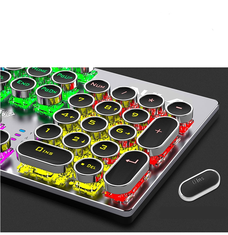 Steampunk Style Mechanical Gaming Keyboard Steampunk Style Mechanical Gaming Keyboard