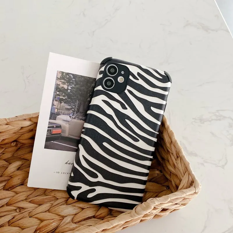 Women's Zebra Patterned Phone Case for iPhone