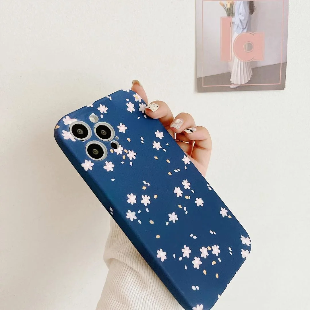 Women's Floral Printed Phone Case for iPhone