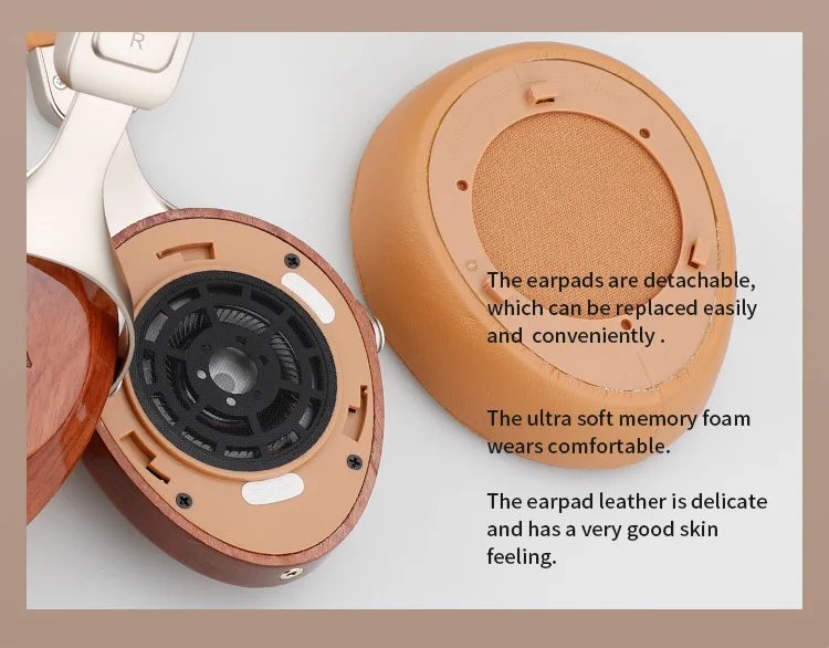 Over-ear Wood Headphones