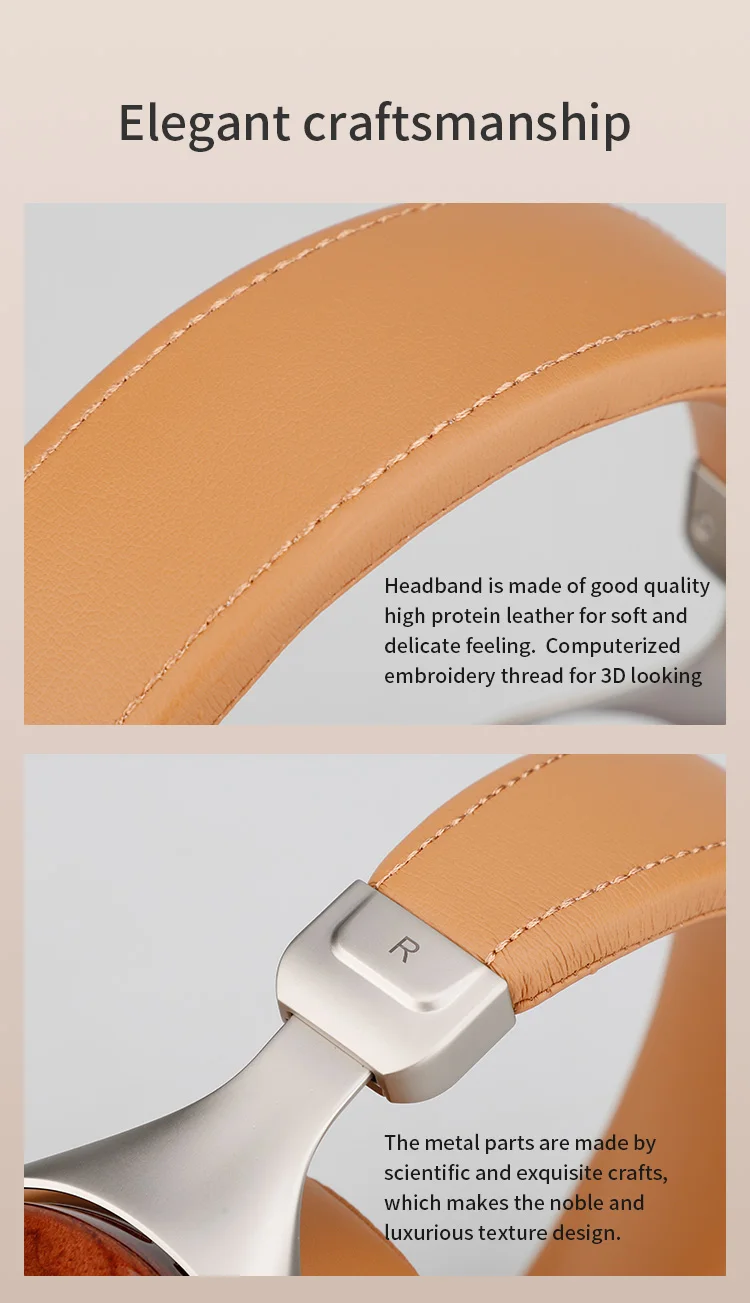 Over-ear Wood Headphones