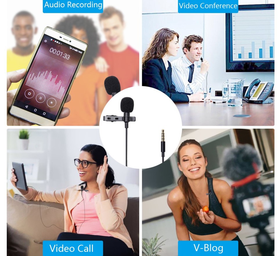 Lapel Lavalier USB Microphone Lapel Lavalier USB Microphone