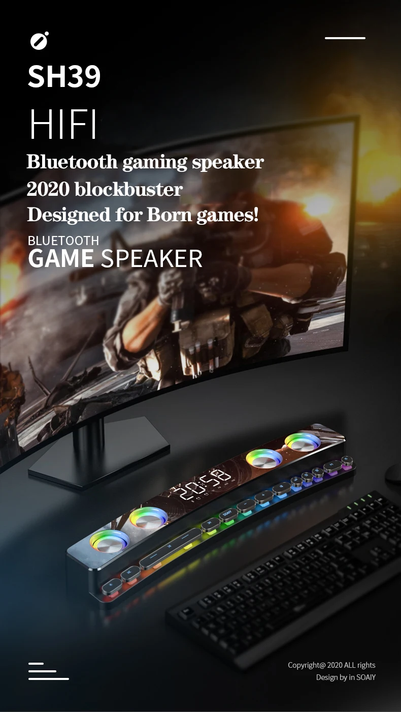 Hi-Tech Design Bluetooth Sound Bar