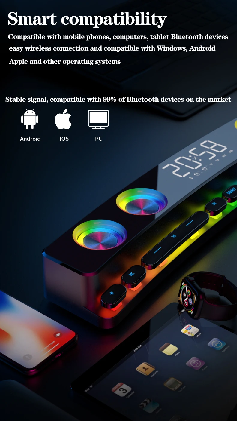 Hi-Tech Design Bluetooth Sound Bar