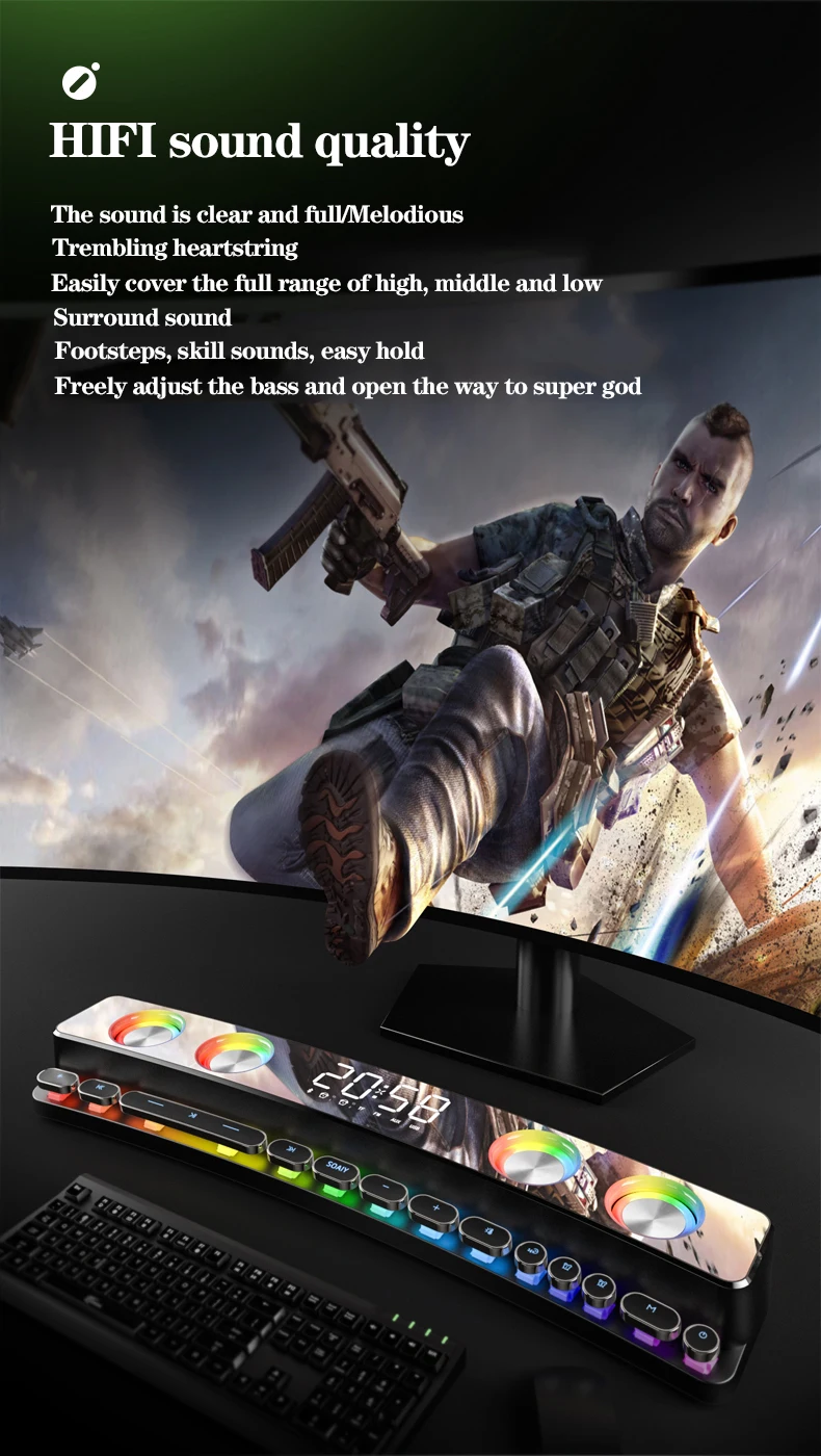 Hi-Tech Design Bluetooth Sound Bar